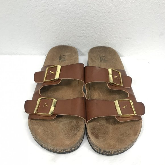 Kali Shoes - Kali Birkin style Buckle Sandals Size 9 “Eagle”